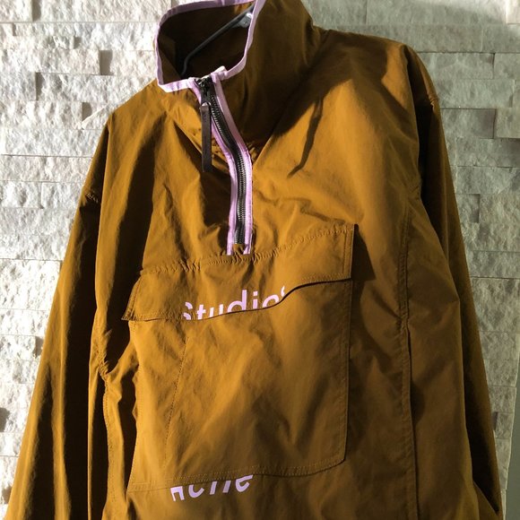 Acne Studios Mustard Nylon Anorak - Picture 6 of 8